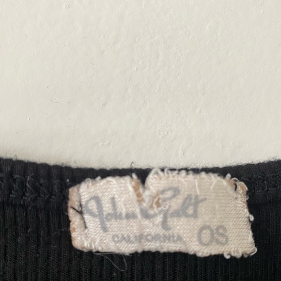 Brandy Melville Black V Neck Bodysuit O/S - Picture 2 of 2